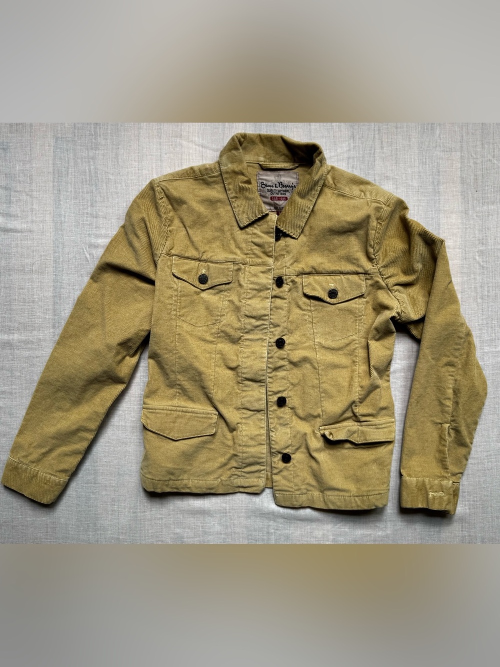 Steve & Barry's Olive Corduroy Work Jacket
